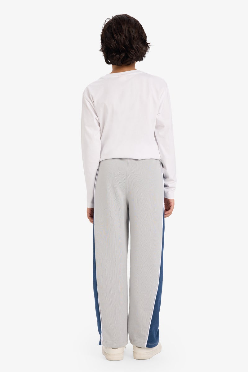 DeFacto Grey Boy Boy Printed Elastic Waist Sweatpants Casual - Image 5